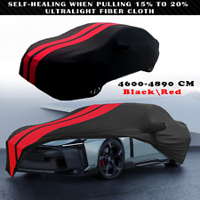 For NISSAN GT-R Red/Black Full Car Cover Satin Stretch Indoor Dust Proof A+ picture