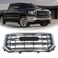 Fit For 2016-2019 GMC Sierra 1500 With Chrome Front Bumper Grille 23496236 picture
