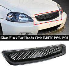 For Honda Civic EJ/EK 96-1998 JDM Type R Glossy Black ABS Front Hood Grille Mesh picture