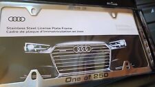Audi RS3 License Plate Frame Commemorative 1 of 250 RARE from 2017 picture