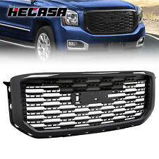 Glossy Black Denali Style Front Bumper Grille Grill For 2015-2020 GMC Yukon XL picture