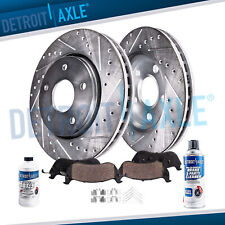 Front Drilled Brake Rotors Ceramic Pads For 2002 2003 2004 2005-2010 Lexus SC430 picture