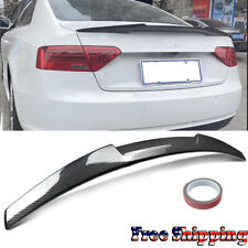 For 2008-2016 Audi A5 B8 B8.5 Carbon Look M4 Style Rear Trunk Spoiler Wing Lip picture