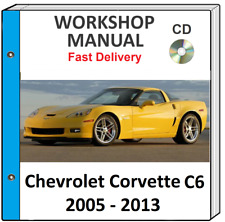 CHEVROLET CORVETTE C6 2005 2006 2007 2008 2009 SERVICE REPAIR WORKSHOP MANUAL CD picture