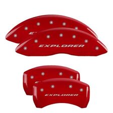 MGP Caliper Covers Set of 4 Red finish Silver Explorer (2012-Up) picture