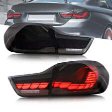 VLAND GTS OLED STYLE Smoked Tail Lights For 2014-20 BMW F32 F33 F36 F82 F83 Pair picture