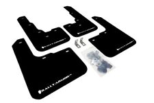 Rally Armor Mud Flaps White Logo for 2013+ Dodge Dart MF39-UR-BLK/WH picture
