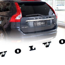 Raised Rear Trunk Lid Badge For Volvo Letter Nameplate Emblem Sport Gloss Black picture