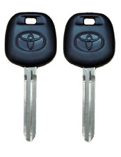 2 Transponder Key Blanks for Toyota 4D67 4D-PT  picture