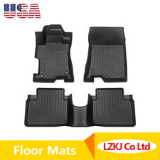 Floor Mats Liner For Honda Accord Coupe 2008-2012 All Weather Molded 3D Black picture
