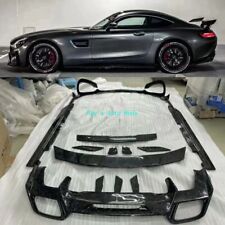 Forge Carbon Fiber Wing Front Lip Rear Diffuser Sidestep For Mercedes AMG GT GTS picture