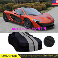 FOR McLaren P1 icon Dec Indoor Car Cover Stain Stretch Dustproof BLACK/GREY picture