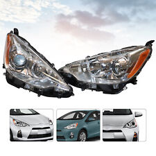 Pair Set Headlights Headlamp Head Lights Lamps For Toyota Prius C 2012 2013 2014 picture