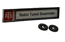 Radial Tuned Suspension Dash Emblem 1974-1981 Pontiac Firebird and Trans AM picture