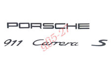 Genuine Porsche 911 Carrera S 991 Emblem Set Gloss Black picture