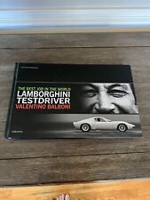 LAMBORGHINI BOOK TEST DRIVER BALBONI VALENTINO BEST JOB WORLD RARE picture