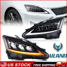 VLAND Pair LED DRL Projector Headlights For 2006-2013 Lexus IS 250 IS 350 IS F picture