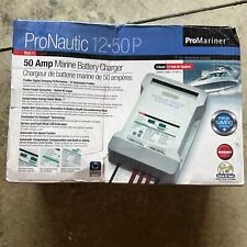 PROMARINER PRONAUTIC 1250P 50 AMP 3 BANK BATTERY CHARGER 63150 picture