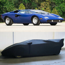 Car Cover Stain Stretch Dust-proof Custom Black For Lamborghini Countach 1974-89 picture