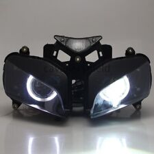 Fully Assembly HID Projector Headlight White Angel Eye For Honda CBR1000RR 04-07 picture