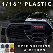 RED RAISED TRD UPPER FRONT GRILLE LETTERS FOR TOYOTA TUNDRA 2022 2023 2024 picture