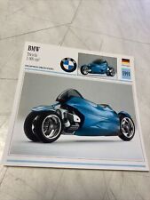 BMW 1000 Trike Prototype 1991 Card Motorbike Of Collection Atlas Germany picture