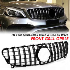 GTR Style Grille Black For Mercedes Benz A-Class W176 16-2018 A180 A250 A45 AMG picture