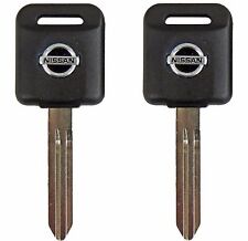 2 Ignition Key Blanks for Nissan Altima Maxima Sentra Transponder chip key ID46 picture