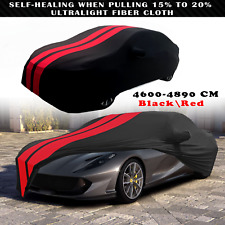 For Ferrari F12 berlinetta Red Full Car Cover Satin Stretch Indoor Dust Proof A+ picture