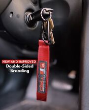 Red TRD Keychain Lanyard for Toyota Metal Clip-On Key Ring Accessory picture