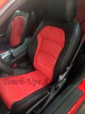 16-24 Chevrolet Camaro Convertible LS RS SS Black Red Leather Seat Covers Perfed picture
