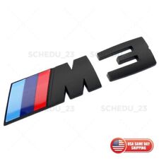 BMW F80 M3 Rear Trunk Matte Black Competition Nameplate Emblem Badge Sport picture