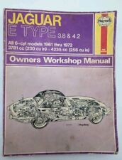 Haynes Jaguar E Type 3.8 & 4.2 All 6 Cylinder 1961-1972 Workshop Manual #140 GUC picture
