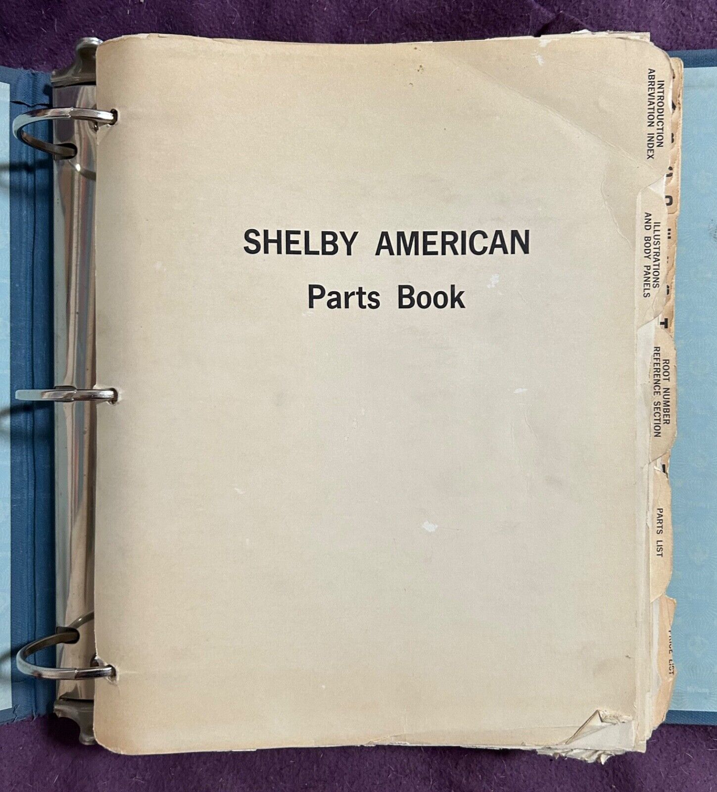 Original Shelby American AC Cobra 289 427 parts catalog + Holman Moody, Milodon