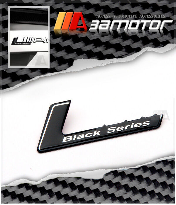 Black Series Trunk Emblem Badge fits Mercedes AMG C E S C36 C63 E55 S65 CLK SL
