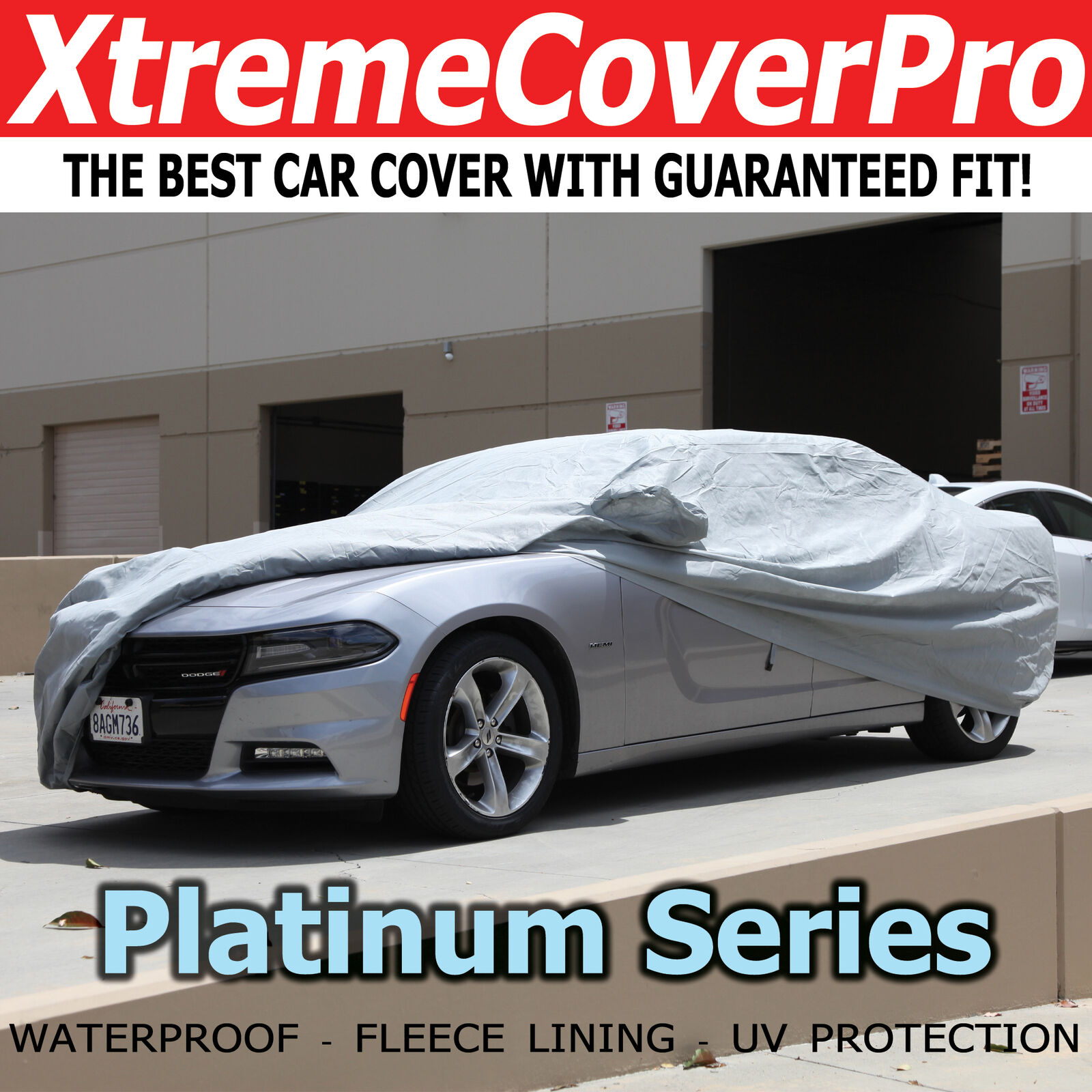 2015 MASERATI GRANTURISMO Waterproof Car Cover w/Mirror Pockets - Gray