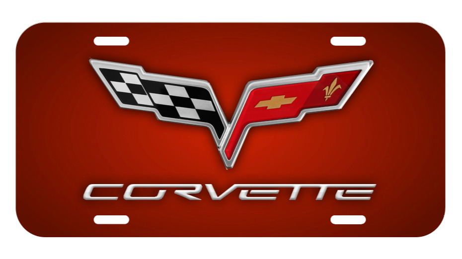 For Chevy Chevrolet Corvette Fans Vehicle License Plate NEW 
