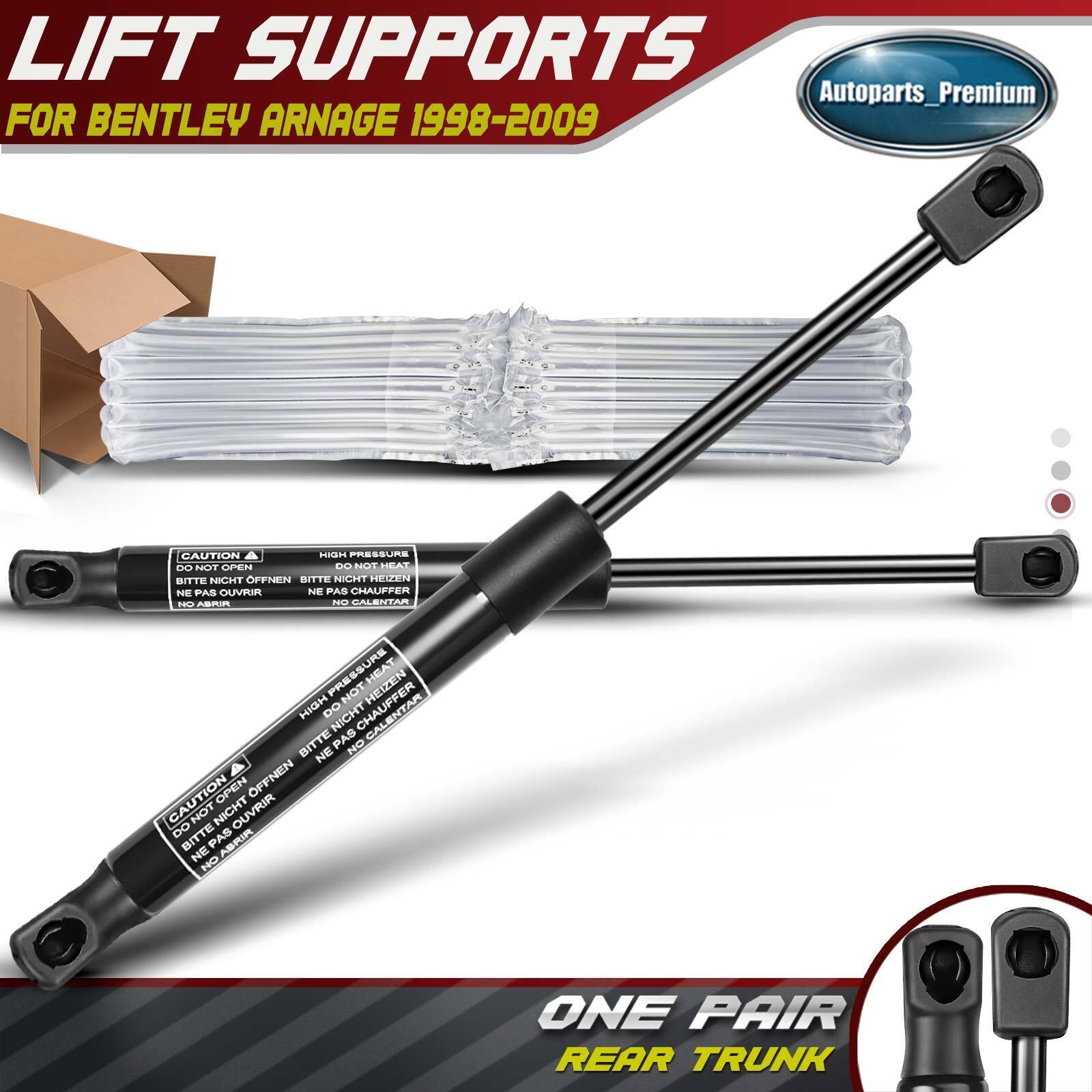 2Pcs Rear Trunk Tailgate Lift Support Struts for Bentley Arnage 1998 1999-2009
