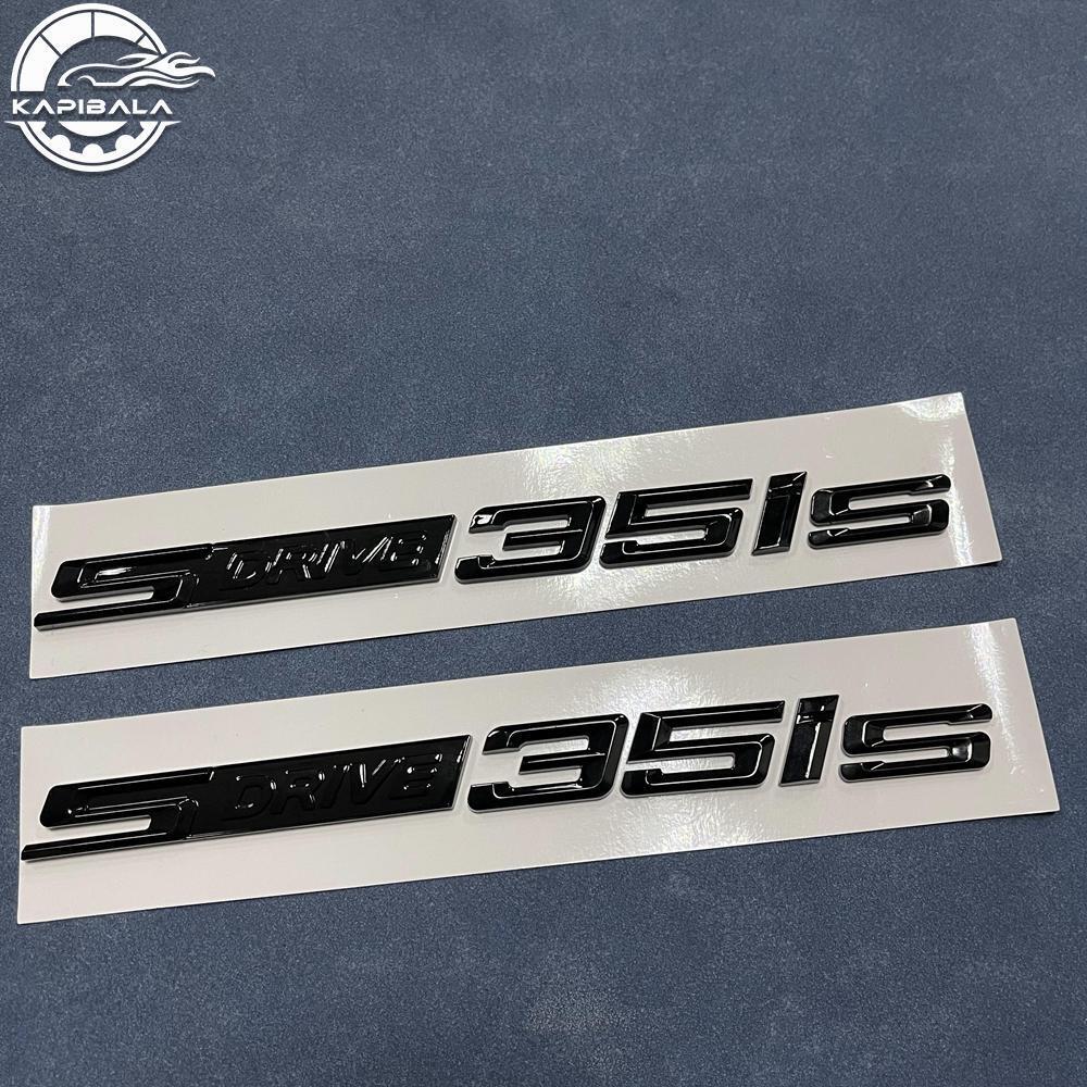 2pcs Gloss Black SDrive35is SDrive Fender Badge Emblem For Z4 E89 S Drive 35is