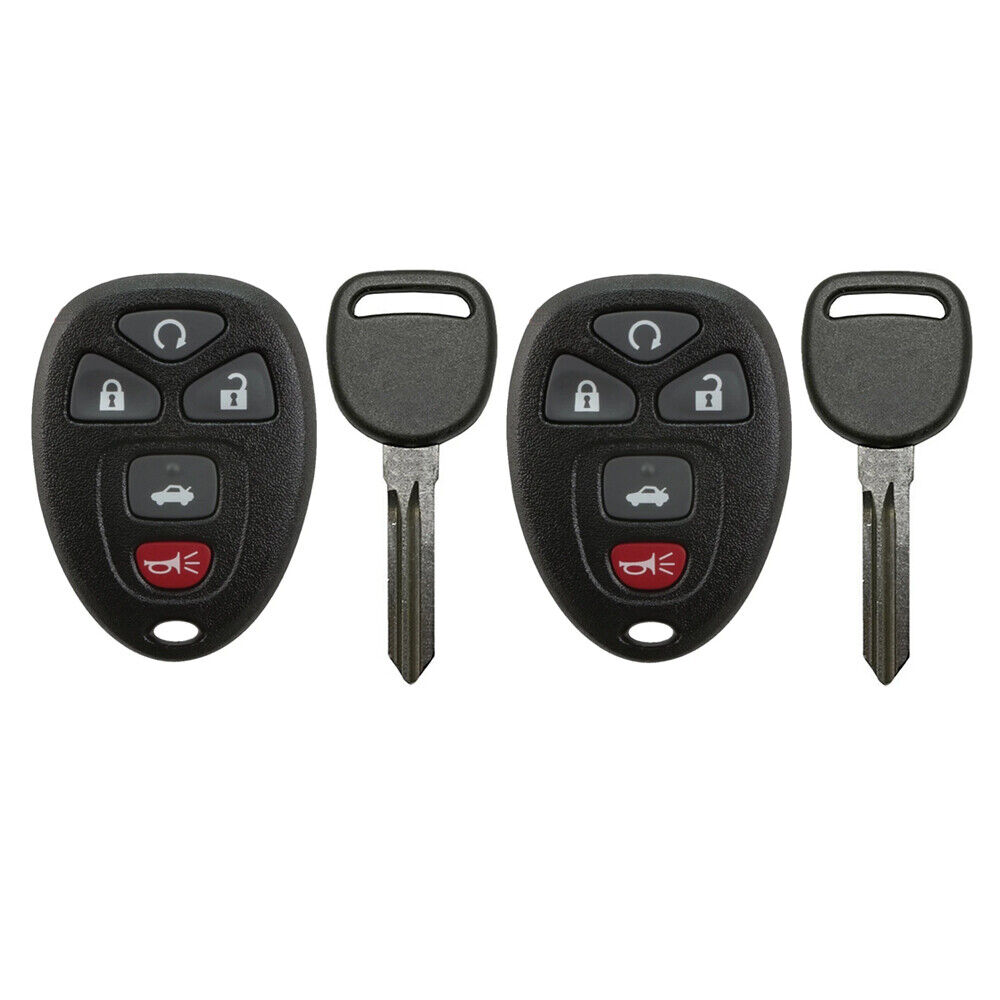 2 Replacement for Pontiac Solstice 2006 2007 2008 2009 Keyless Remote + Key