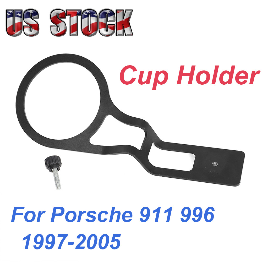 US Cup Holder Drink Bezel Mount Kit Fit For Porsche 911 996 1997 1998 1999-2005