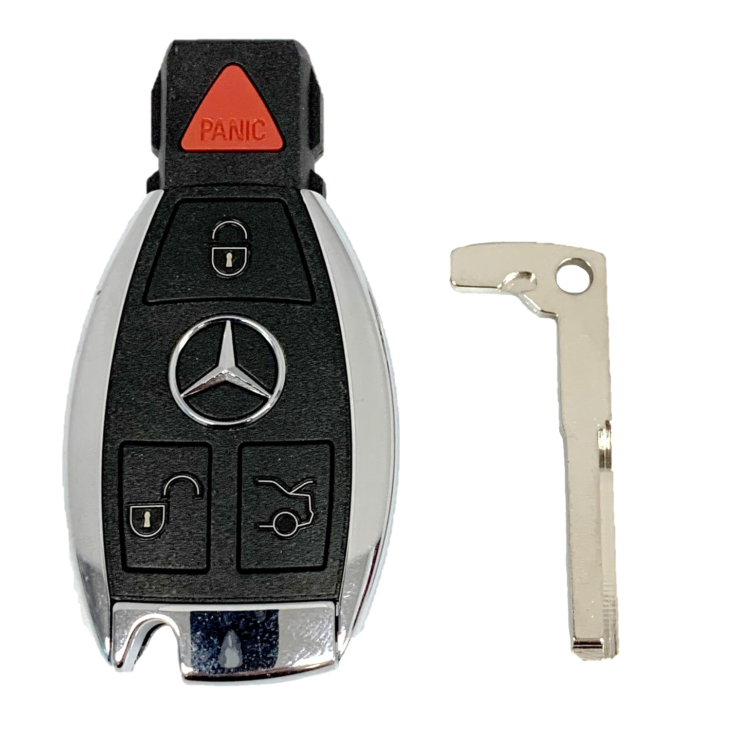 OEM Mercedes Benz Keyless Remote Fob + UNCUT Key IYZDC12